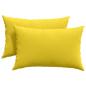 Preview: Sofakissen 2 pcs Helles Gelb 60 x 40 cm Stoff