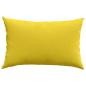 Preview: Sofakissen 2 pcs Helles Gelb 60 x 40 cm Stoff