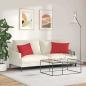 Preview: Sofakissen 2 pcs Rot 60 x 40 cm Stoff