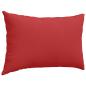 Preview: Sofakissen 2 pcs Rot 60 x 40 cm Stoff