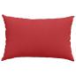 Preview: Sofakissen 2 pcs Rot 60 x 40 cm Stoff