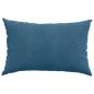 Preview: Sofakissen 2 pcs Blau 60 x 40 cm Cordstoff