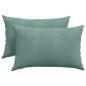 Preview: Sofakissen 2 pcs Meergrün 60 x 40 cm Cordstoff