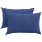 Preview: Sofakissen 2 pcs Polizeiblau 60 x 40 cm Cordstoff