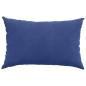 Preview: Sofakissen 2 pcs Polizeiblau 60 x 40 cm Cordstoff