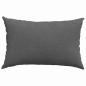 Preview: Sofakissen 2 pcs Dunkelgrau 60 x 40 cm Cordstoff