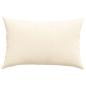 Preview: Sofakissen 2 pcs Creme 60 x 40 cm Cordstoff