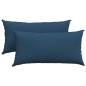 Preview: Sofakissen 2 pcs Blau 80 x 40 cm Stoff
