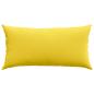 Preview: Sofakissen 2 pcs Helles Gelb 80 x 40 cm Stoff