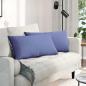 Preview: ARDEBO.de - Sofakissen 2 pcs Blau 80 x 40 cm