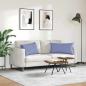 Preview: Sofakissen 2 pcs Blau 80 x 40 cm