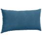 Preview: Sofakissen 2 pcs Blau 80 x 40 cm Cordstoff
