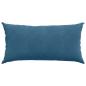 Preview: Sofakissen 2 pcs Blau 80 x 40 cm Cordstoff
