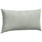 Preview: Sofakissen 2 pcs Hellgrau 80 x 40 cm Cordstoff