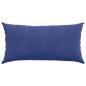 Preview: Sofakissen 2 pcs Polizeiblau 80 x 40 cm Cordstoff