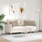 Preview: Sofa Kissen 2 pcs Taupe 80 x 40 cm