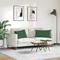 Preview: Sofakissen 2 pcs Dunkelgrün 80 x 40 cm Cordstoff