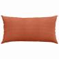Preview: Sofakissen 2 pcs Rot-Orange 80 x 40 cm Cordstoff