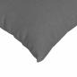 Preview: Sofakissen 2 Stk. Stoff Dunkelgrau 70 x 50 cm
