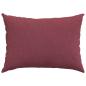 Preview: Sofakissen 2 pcs Weinrot 70 x 50 cm Stoff
