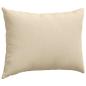 Preview: Sofakissen 2 pcs Creme 70 x 50 cm Stoff