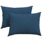 Preview: Sofakissen 2 pcs Blau 70 x 50 cm Stoff