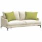 Preview: Sofakissen 2 pcs Hellgrün 70 x 50 cm Stoff