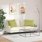 Preview: Sofakissen 2 pcs Hellgrün 70 x 50 cm Stoff