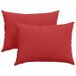 Preview: Sofakissen 2 pcs Rot 70 x 50 cm Stoff