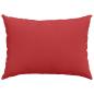 Preview: Sofakissen 2 pcs Rot 70 x 50 cm Stoff