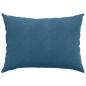 Preview: Sofakissen 2 pcs Blau 70 x 50 cm Cordstoff