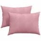 Preview: Sofakissen 2 pcs Rosa 70 x 50 cm Cordstoff