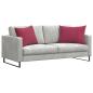 Preview: Sofakissen 2 pcs Weinrot 70 x 50 cm Cordstoff
