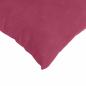 Preview: Sofakissen 2 pcs Weinrot 70 x 50 cm Cordstoff