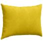 Preview: Sofakissen 2 pcs Gelb 70 x 50 cm Cordstoff