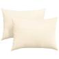 Preview: Sofakissen 2 pcs Creme 70 x 50 cm Cordstoff
