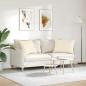 Preview: Sofakissen 2 pcs Creme 70 x 50 cm Cordstoff