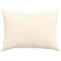 Preview: Sofakissen 2 pcs Creme 70 x 50 cm Cordstoff