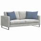 Preview: Sofakissen 2 pcs Blau 70 x 50 cm Cordstoff