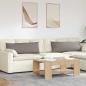 Preview: ARDEBO.de - Sofakissen 2 pcs Taupe 120 x 40 cm Stoff
