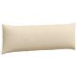 Preview: Sofakissen 2 pcs Creme 120 x 40 cm Stoff