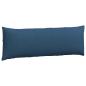 Preview: Sofakissen 2 pcs Blau 120 x 40 cm Stoff