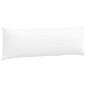 Preview: Sofakissen 2 pcs Weiß 120 x 40 cm Stoff