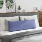 Preview: Sofakissen 2 stk. Stoff Jeans blau 120 x 40 cm