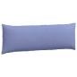Preview: Sofakissen 2 stk. Stoff Jeans blau 120 x 40 cm