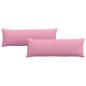 Preview: Sofakissen 2 pcs Rosa 120 x 40 cm Stoff