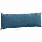 Preview: Sofakissen 2 pcs Blau 120 x 40 cm Cordstoff