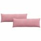 Preview: Sofakissen 2 pcs Rosa 120 x 40 cm Cordstoff