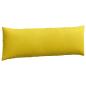 Preview: Sofakissen 2 pcs Gelb 120 x 40 cm Cordstoff
