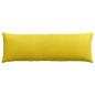 Preview: Sofakissen 2 pcs Gelb 120 x 40 cm Cordstoff